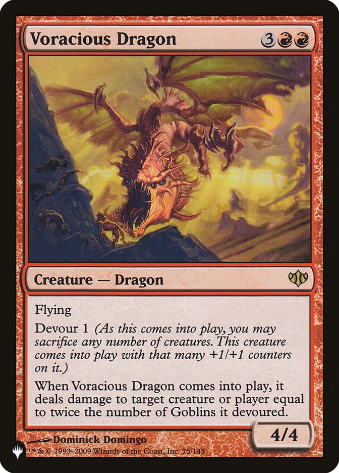 Voracious Dragon [The List] | Red Riot Games CA