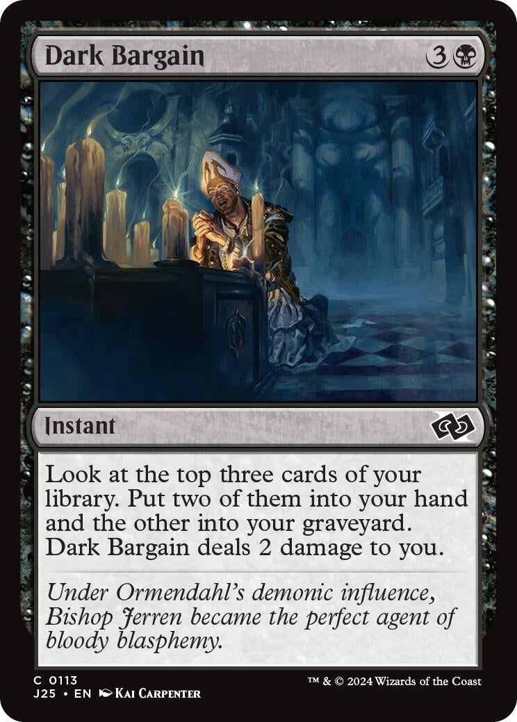 Image for Dark Bargain (113) [J25]