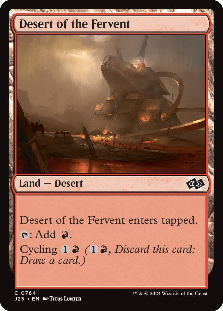 Image for Desert of the Fervent (764) [J25]