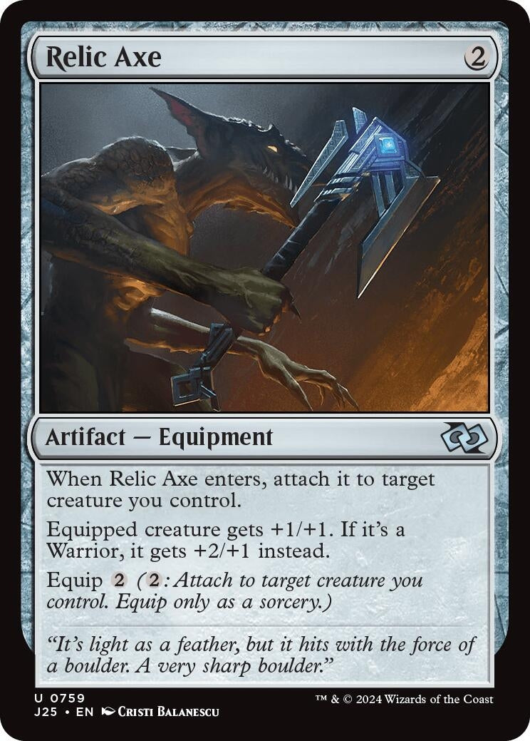 Image for Relic Axe (759) [J25]