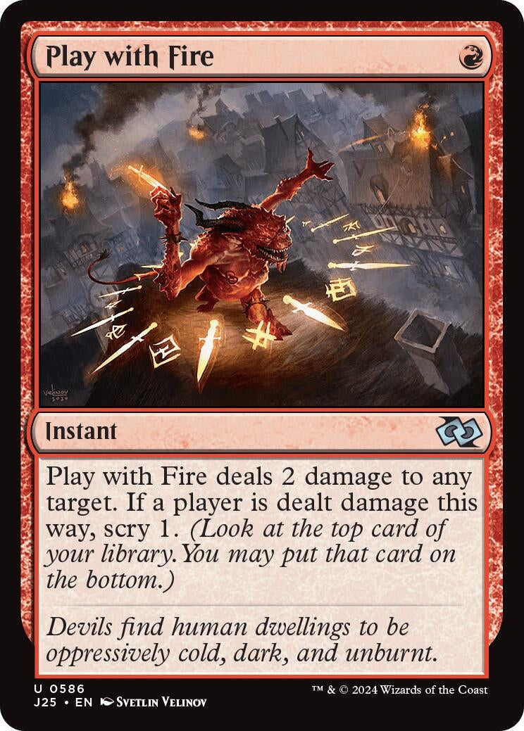 Image for Play with Fire (586) [J25]