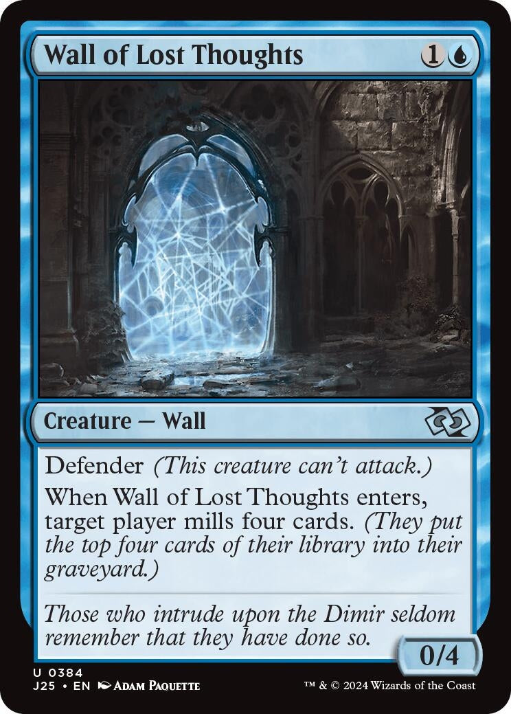 Image for Wall of Lost Thoughts (384) [J25]