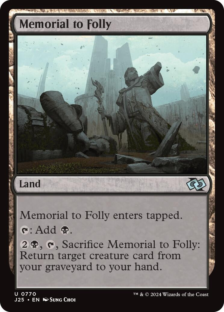 Image for Memorial to Folly (770) [J25]
