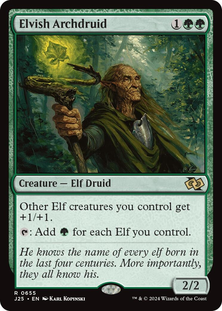 Image for Elvish Archdruid (655) [J25]