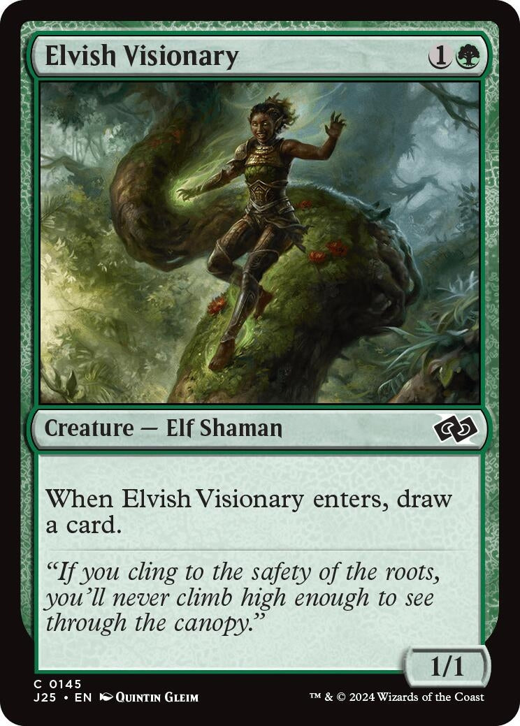 Image for Elvish Visionary (145) [J25]