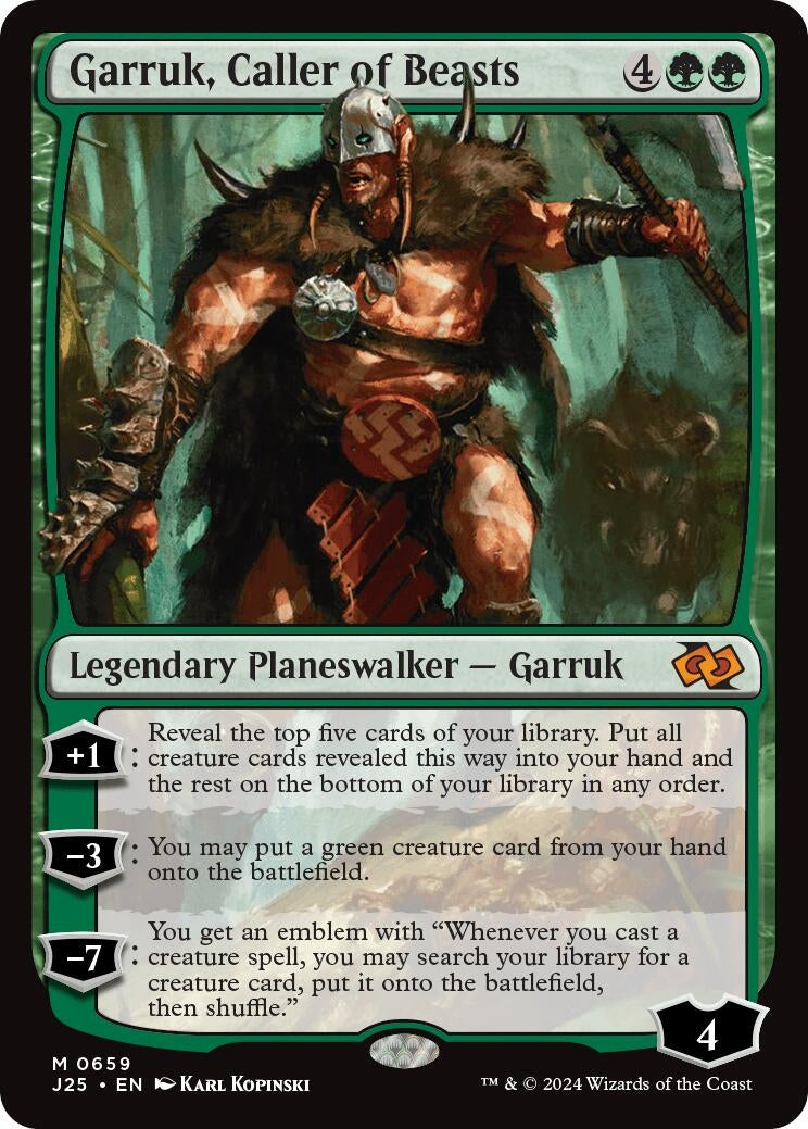 Image for Garruk, Caller of Beasts (659) [J25]