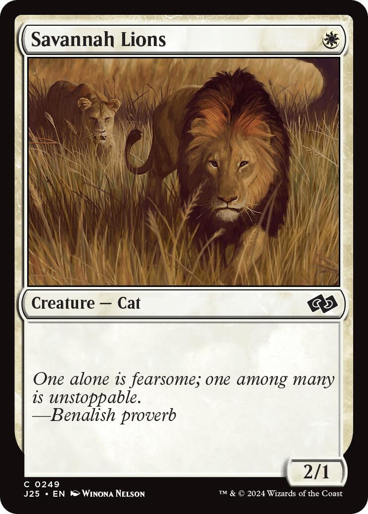 Image for Savannah Lions (249) [J25]