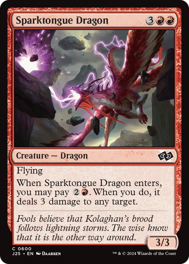 Image for Sparktongue Dragon (600) [J25]