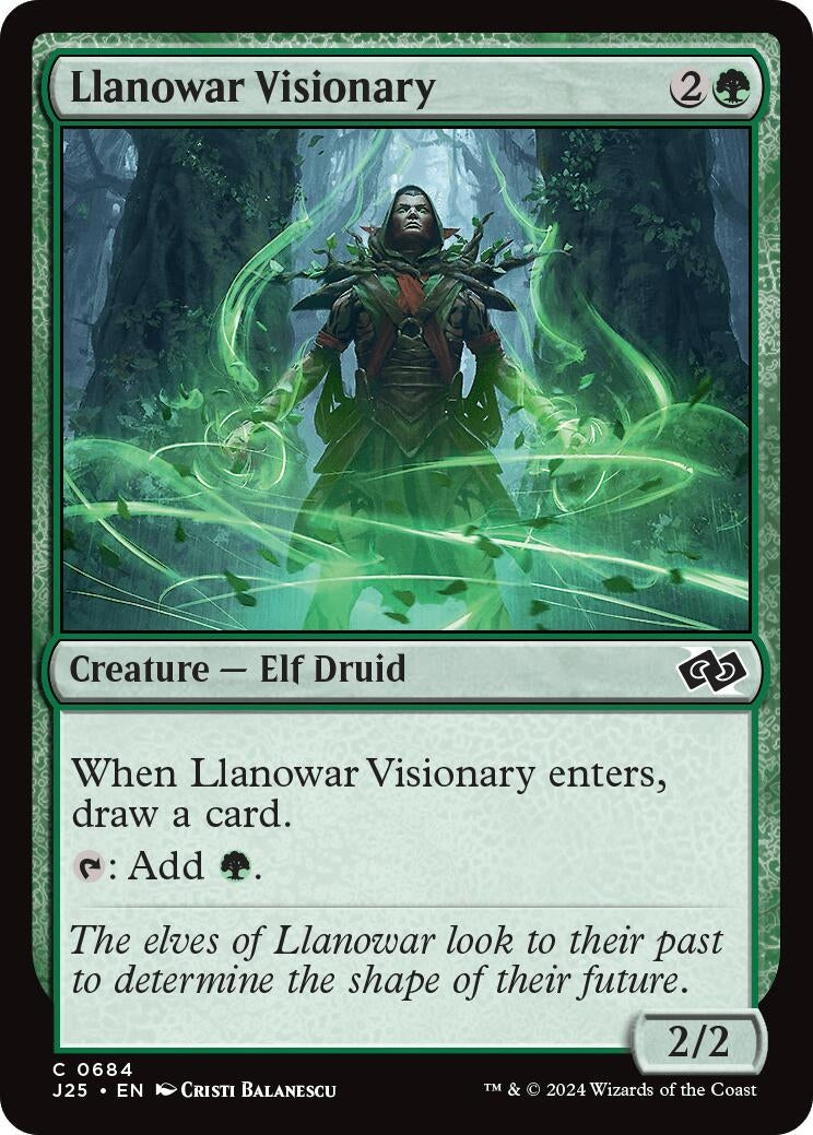 Image for Llanowar Visionary (684) [J25]