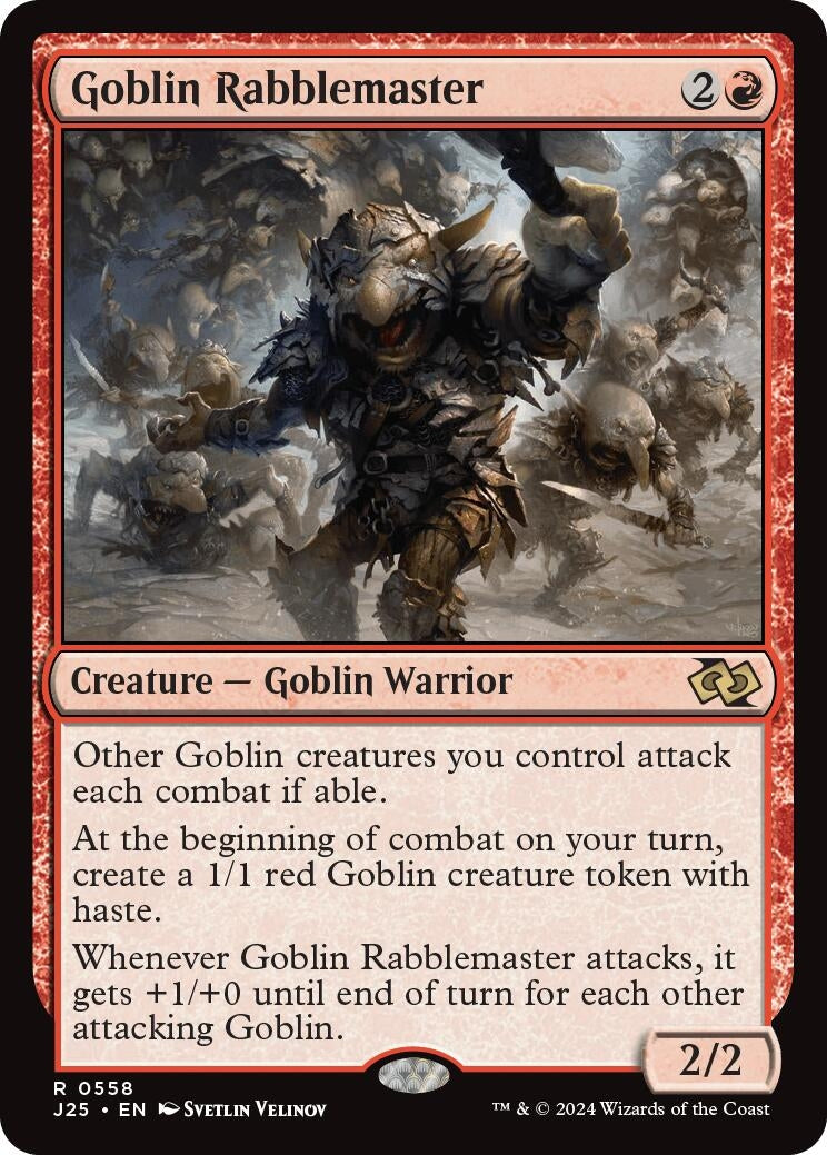 Image for Goblin Rabblemaster (558) [J25]