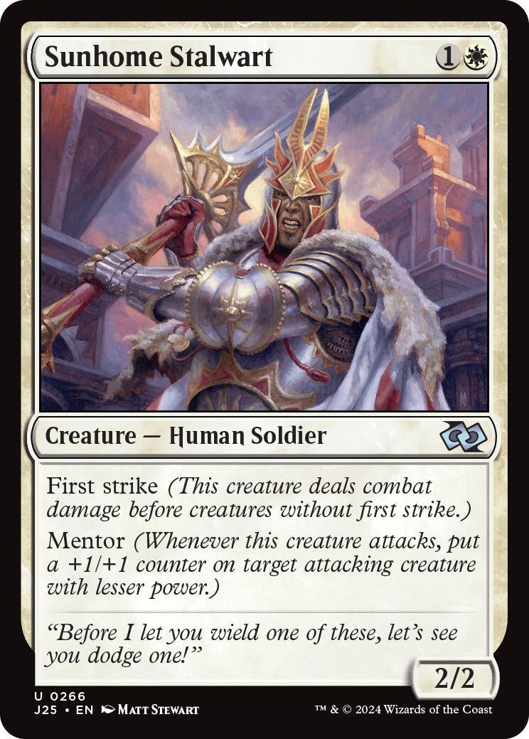 Image for Sunhome Stalwart (266) [J25]