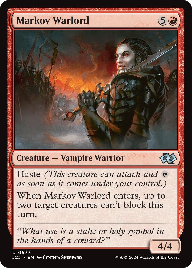 Image for Markov Warlord (577) [J25]