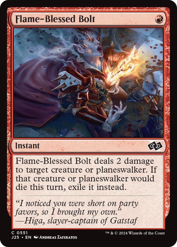 Image for Flame-Blessed Bolt (551) [J25]