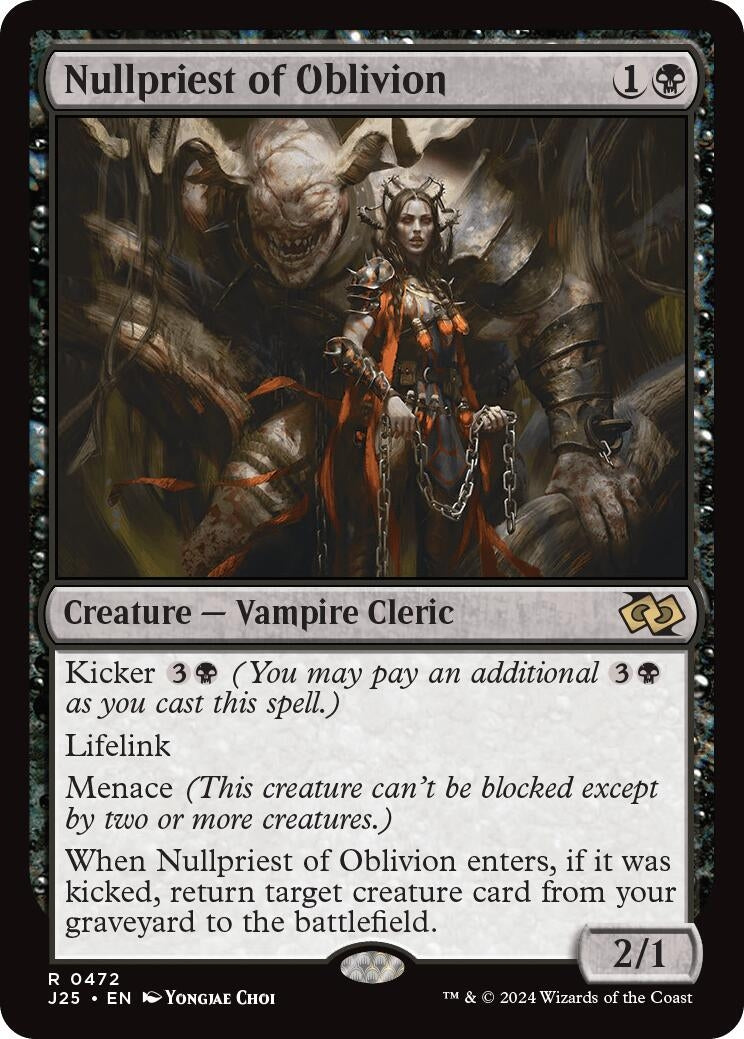 Image for Nullpriest of Oblivion (472) [J25]