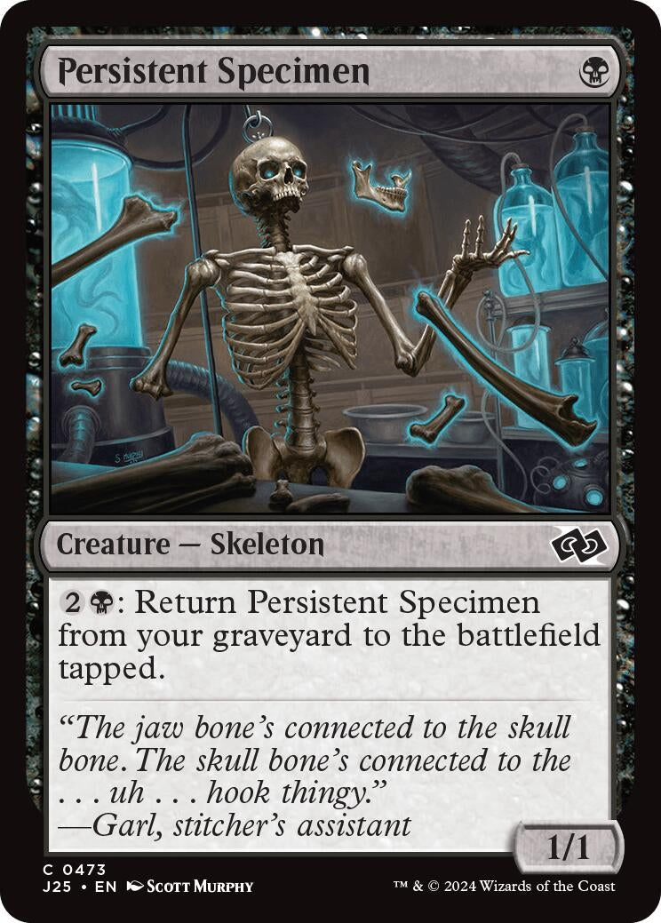 Image for Persistent Specimen (473) [J25]