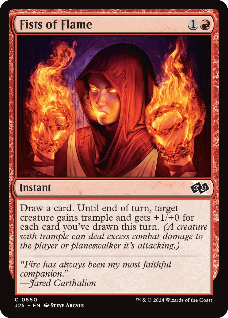 Image for Fists of Flame (550) [J25]