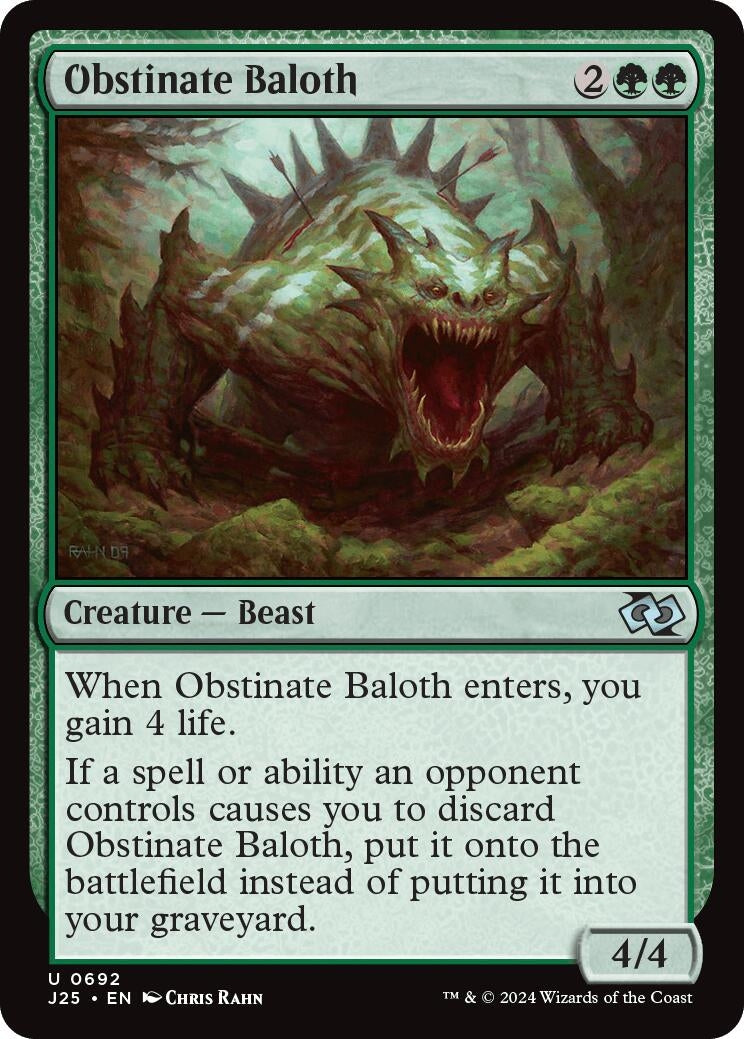 Image for Obstinate Baloth (692) [J25]