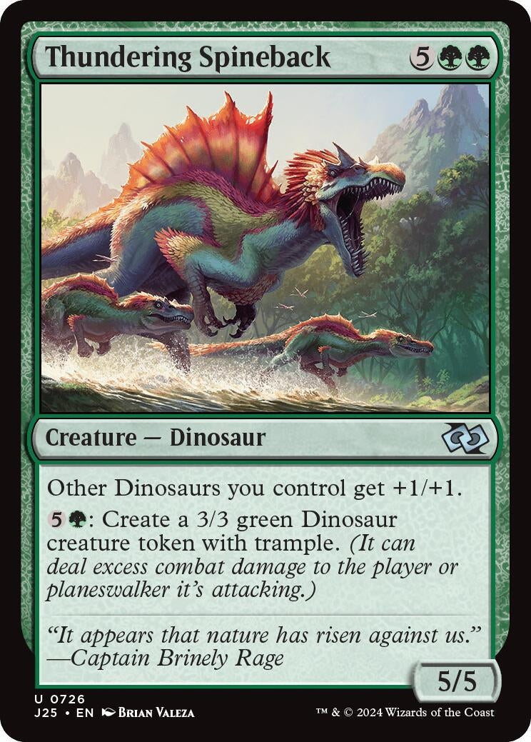 Image for Thundering Spineback (726) [J25]
