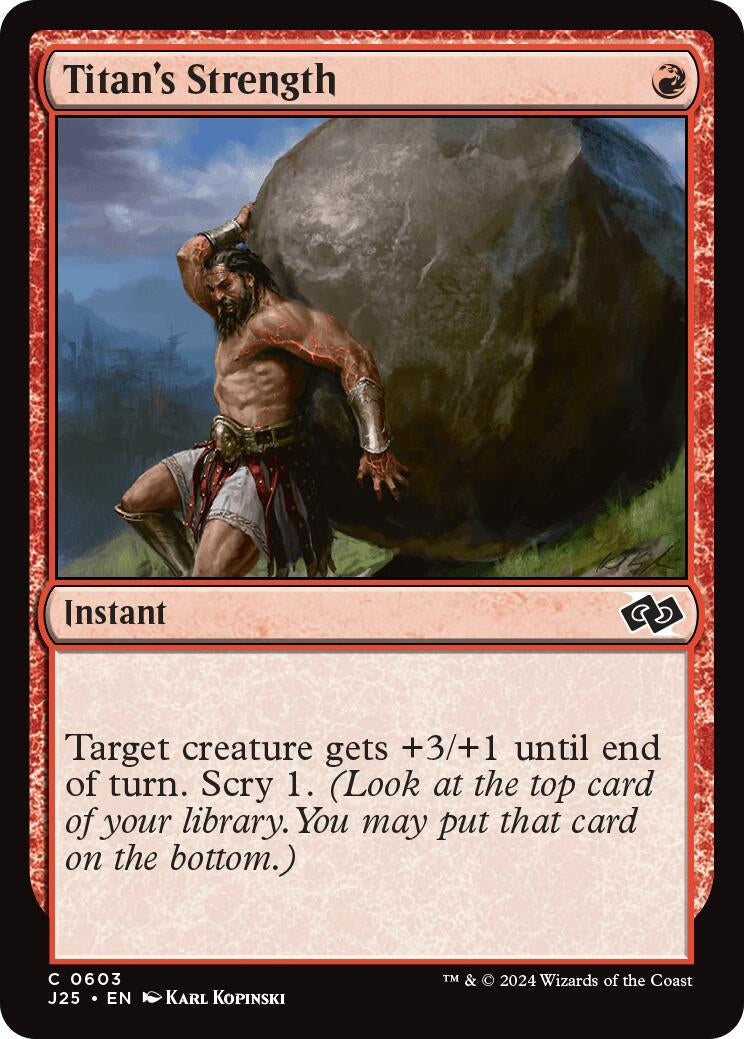 Image for Titan's Strength (603) [J25]