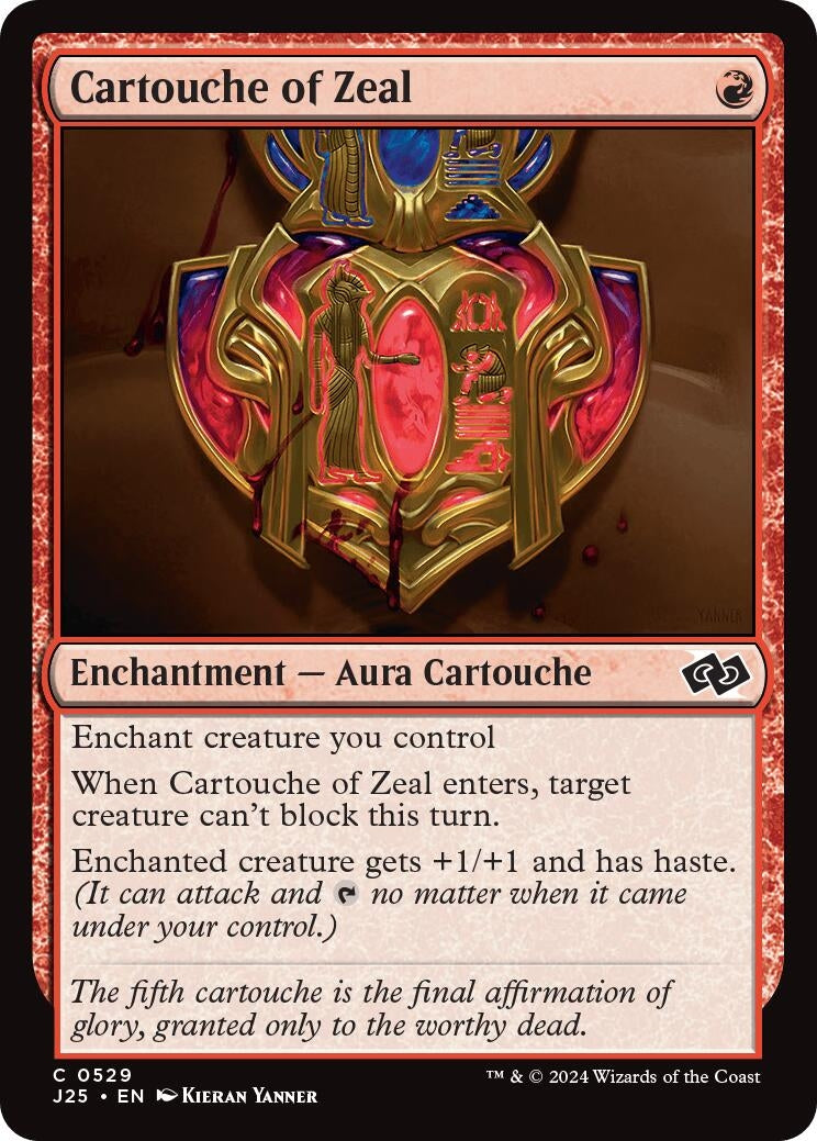 Image for Cartouche of Zeal (529) [J25]