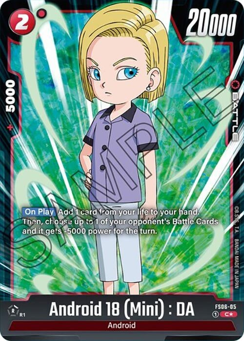 Image for Android 18 (Mini) : DA (Alternate Art) [Starter Deck 6: Son Goku (Mini)]
