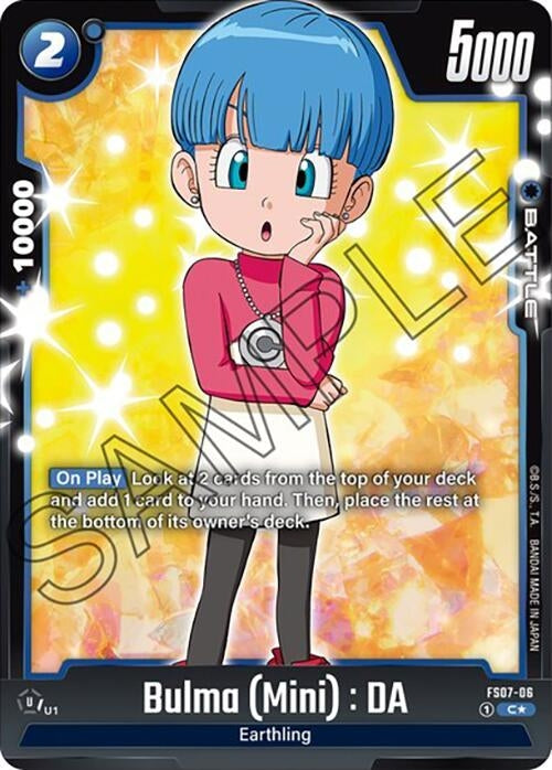 Image for Bulma (Mini) : DA (Alternate Art) [Starter Deck 7: Vegeta (Mini)]