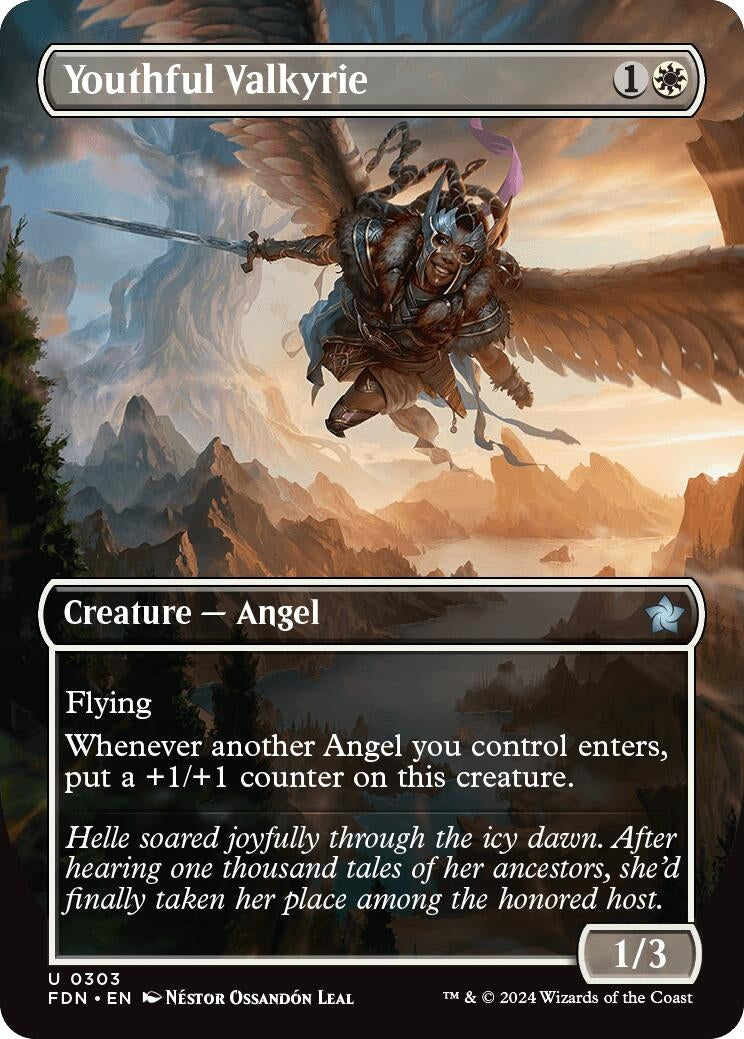 Image for Youthful Valkyrie (Borderless)
