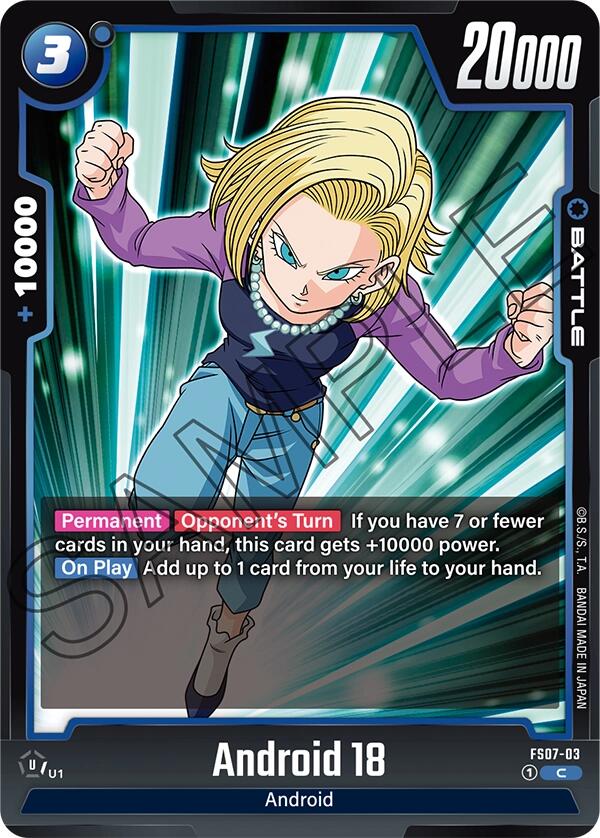 Android 18 [Starter Deck: Vegeta (Mini)] | Red Riot Games CA