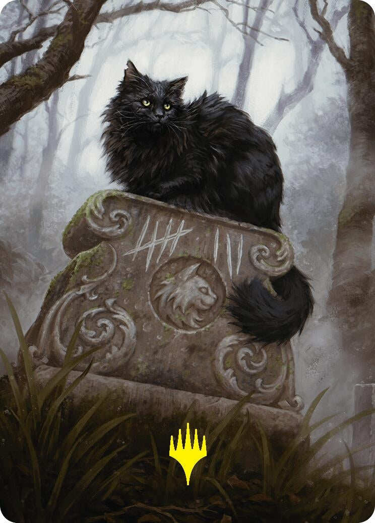 Image for Nine-Lives Familiar 2 Art Card (36/54) (Gold-Stamped Planeswalker Symbol) (36) [ASFDN]