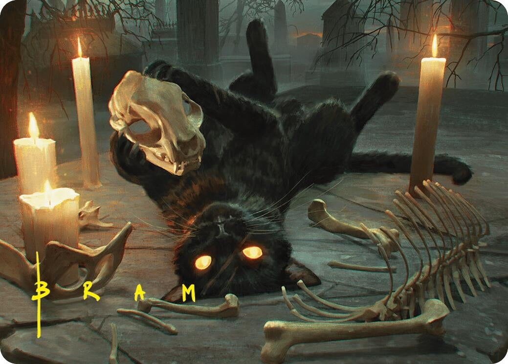 Image for Nine-Lives Familiar Art Card (8/54) (Gold-Stamped Signature) (8) [ASFDN]