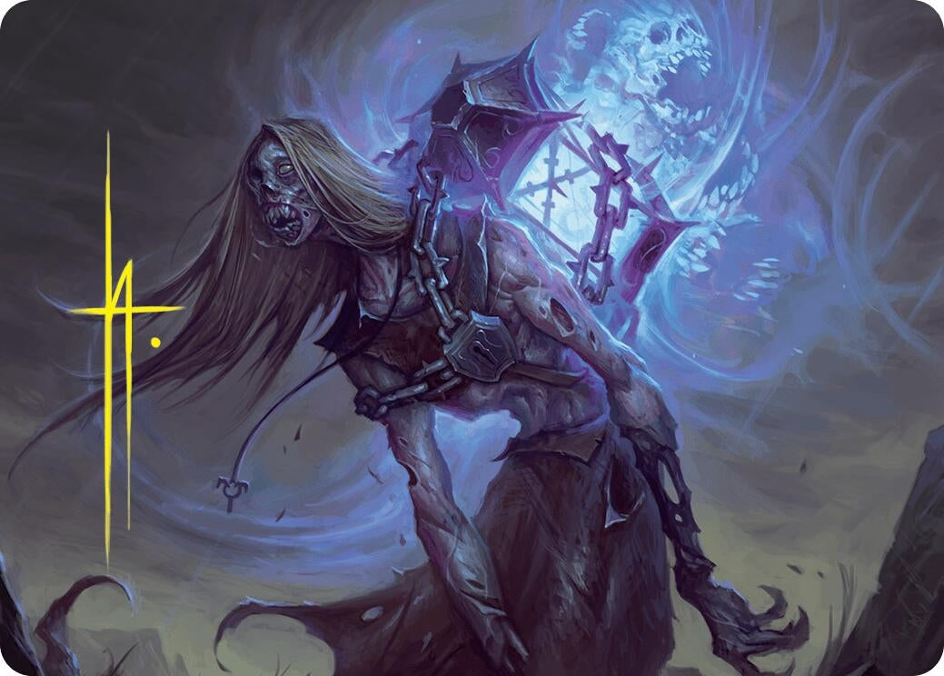 Image for Soul-Shackled Zombie Art Card (9/54) (Gold-Stamped Signature) (9) [ASFDN]