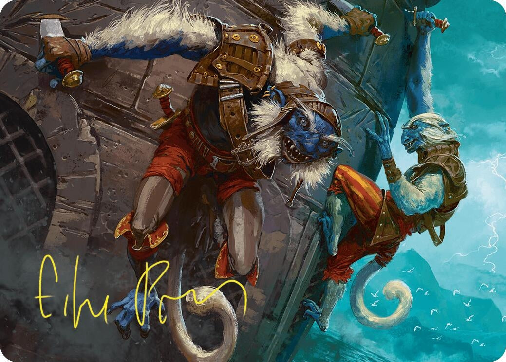 Image for Goblin Boarders Art Card (11/54) (Gold-Stamped Signature) (11) [ASFDN]