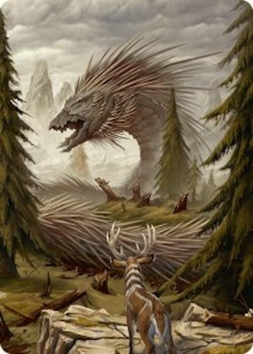 Image for Quilled Greatwurm Art Card (44/54) (44) [ASFDN]