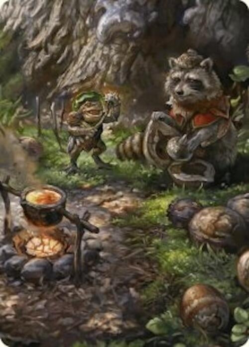 Image for Sylvan Scavenging Art Card (46/54) (46) [ASFDN]
