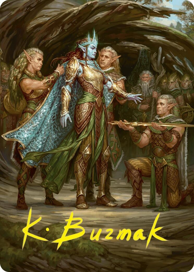 Image for Lathril, Blade of the Elves Art Card (48/54) (Gold-Stamped Signature) (48) [ASFDN]