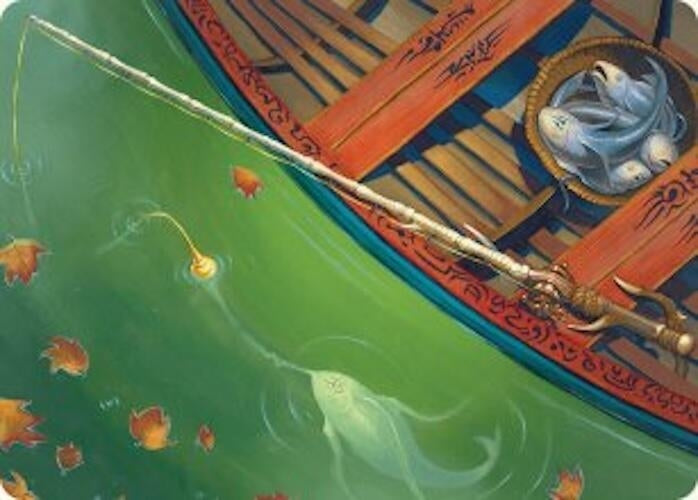 Image for Fishing Pole Art Card (18/54) (18) [ASFDN]