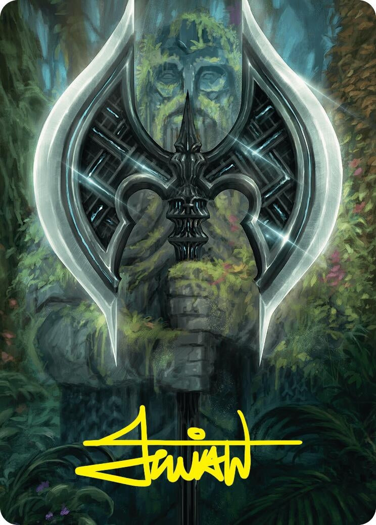 Image for Leyline Axe Art Card (18/54) (Gold-Stamped Signature) (49) [ASFDN]