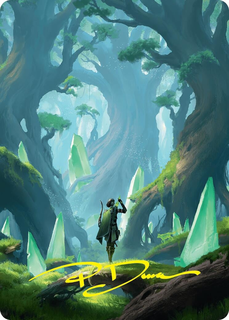 Image for Forest Art Card (25/54) (Gold-Stamped Signature) (25) [ASFDN]
