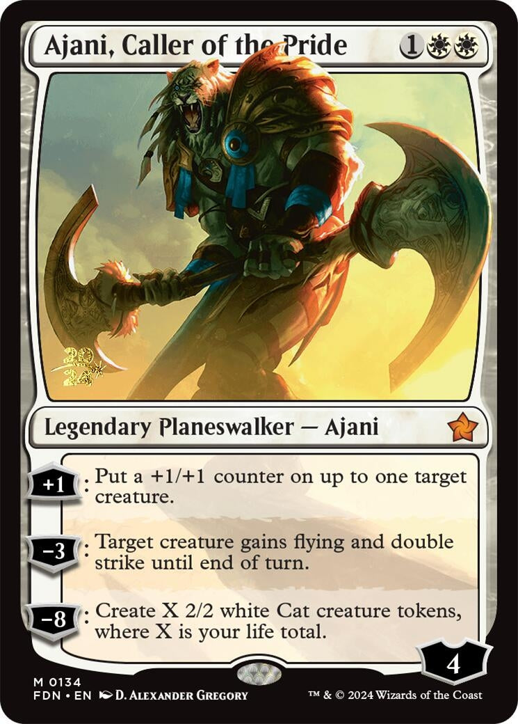 Image for Ajani, Caller of the Pride (134) [PRE]