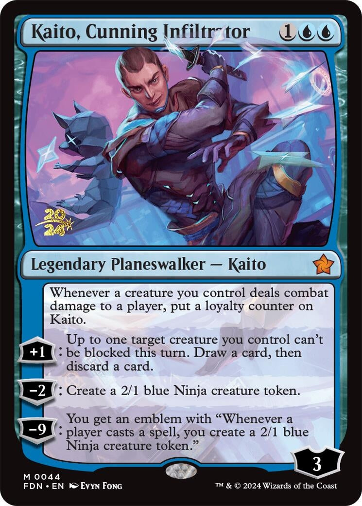 Image for Kaito, Cunning Infiltrator (44) [PRE]