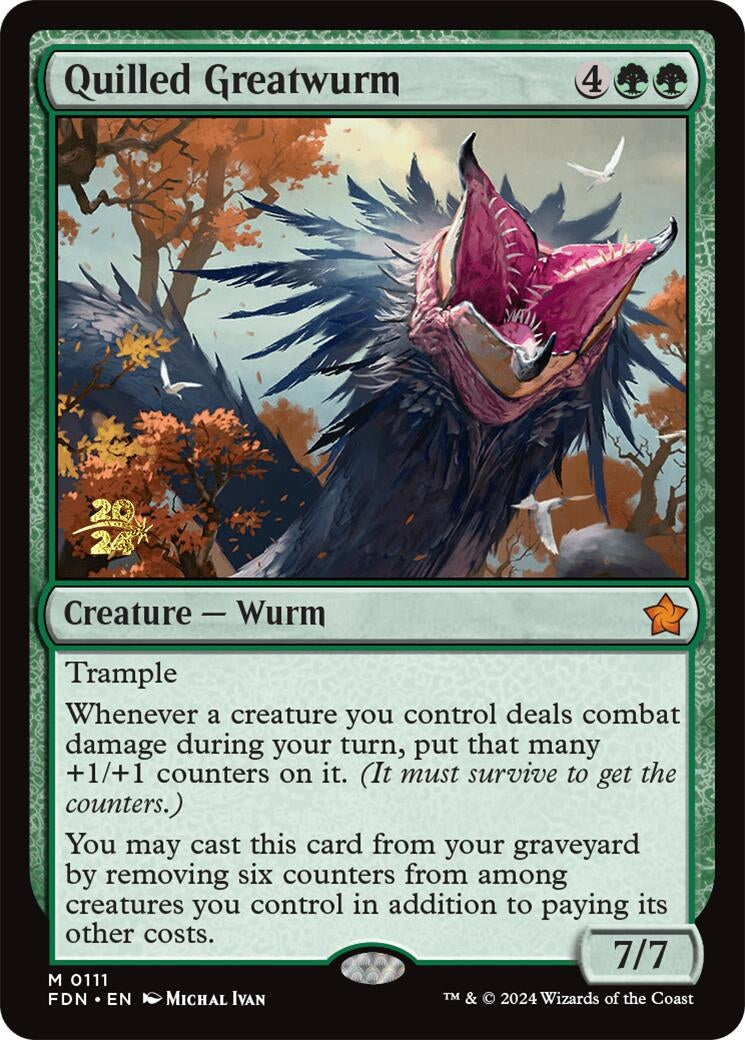 Image for Quilled Greatwurm (111) [PRE]