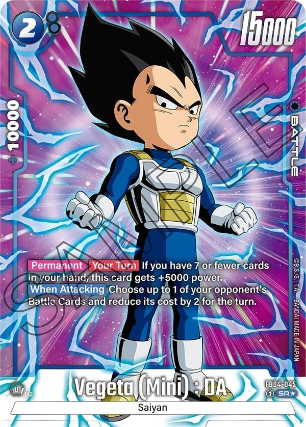 Image for Vegeta (Mini) : DA (Alternate Art) [Ultra Limit]