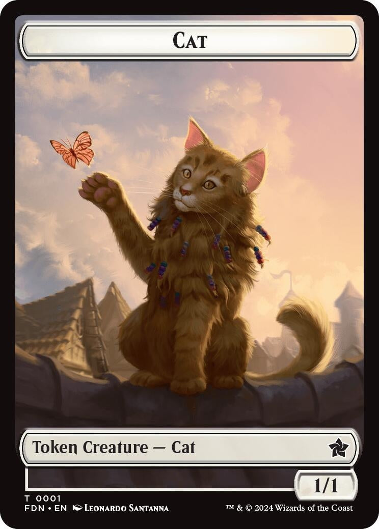 Image for Cat (0001) // Cat (0002) Doubled-Sided Token