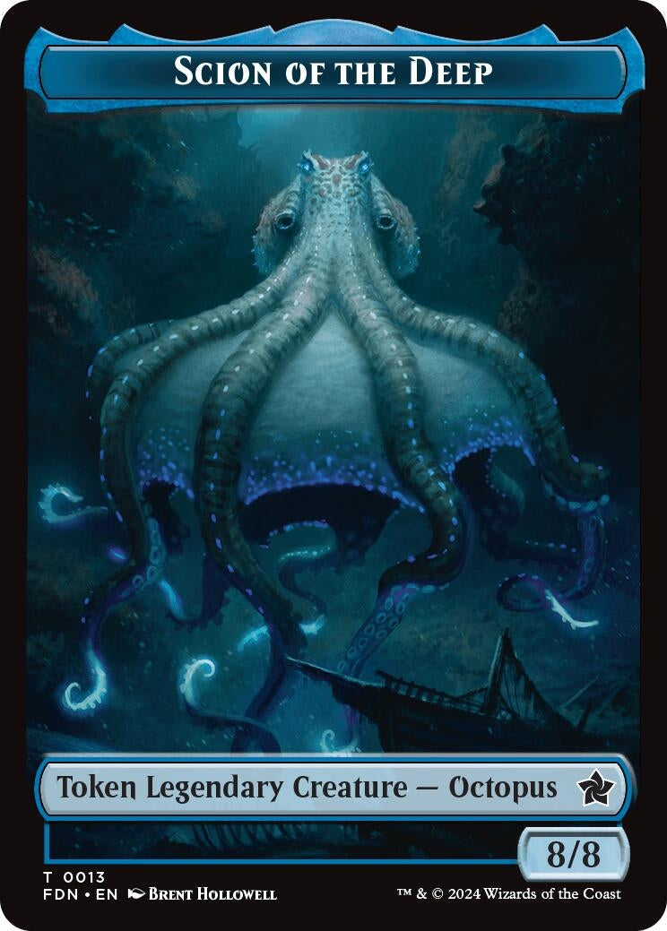 Image for Scion of the Deep // Koma's Coil Doubled-Sided Token