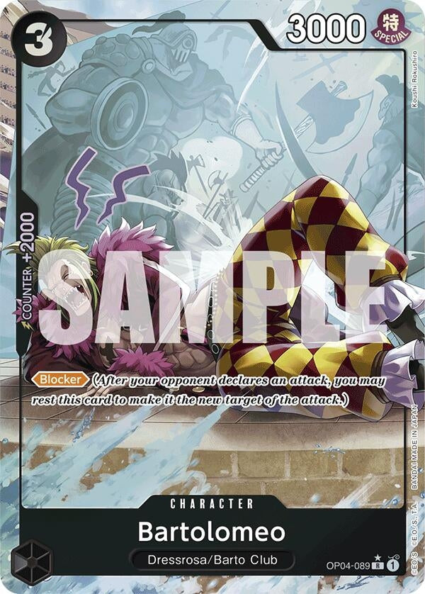 Image for Bartolomeo (OP04-089) (Full Art) [Premium Booster]
