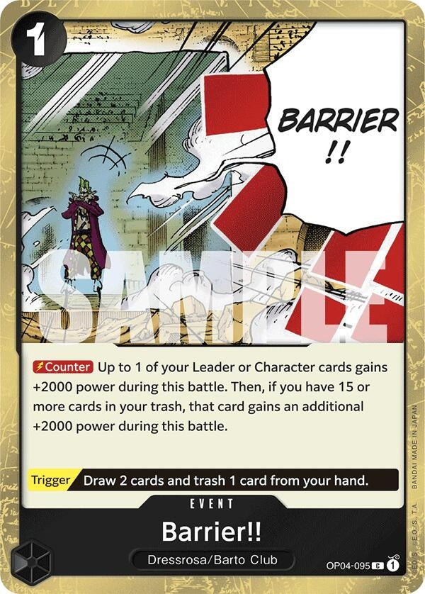 Image for Barrier!! [Premium Booster]