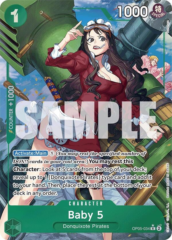 Image for Baby 5 (OP05-034) (Alternate Art) [Premium Booster]