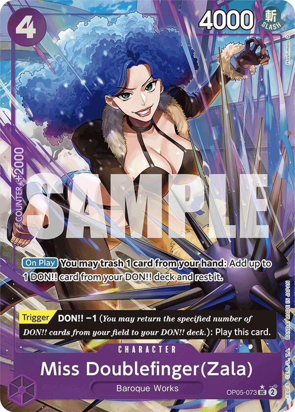 Image for Miss Doublefinger(Zala) (Full Art) [Premium Booster]