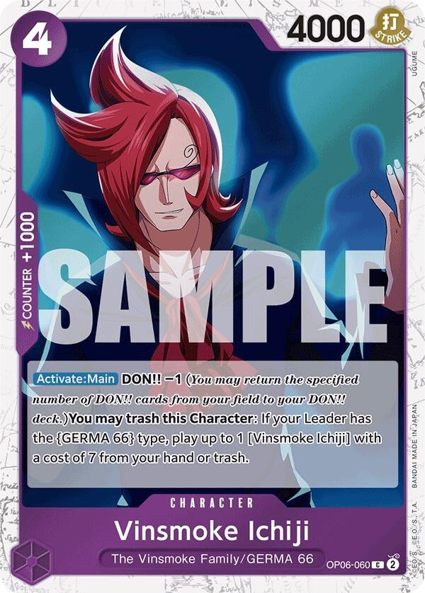 Image for Vinsmoke Ichiji (OP06-060) [Premium Booster]