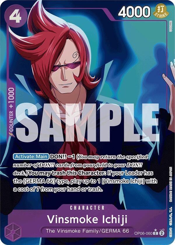 Image for Vinsmoke Ichiji (OP06-060) (Full Art) [Premium Booster]
